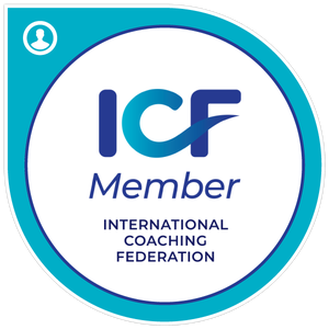 International Coaching Federation member badge, verify on Credly